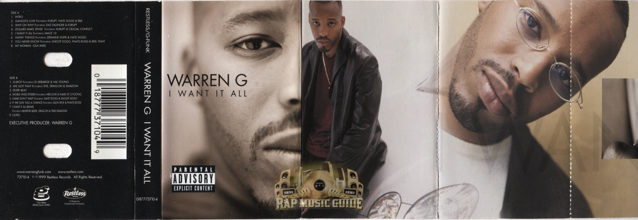 Warren G - I Want It All: Cassette Tape | Rap Music Guide